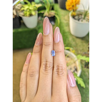 1.03 Ct. Blue Sapphire from Ceylon (Sri Lanka) Life Style