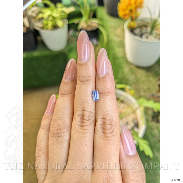 1.03 Ct. Blue Sapphire from Ceylon (Sri Lanka)