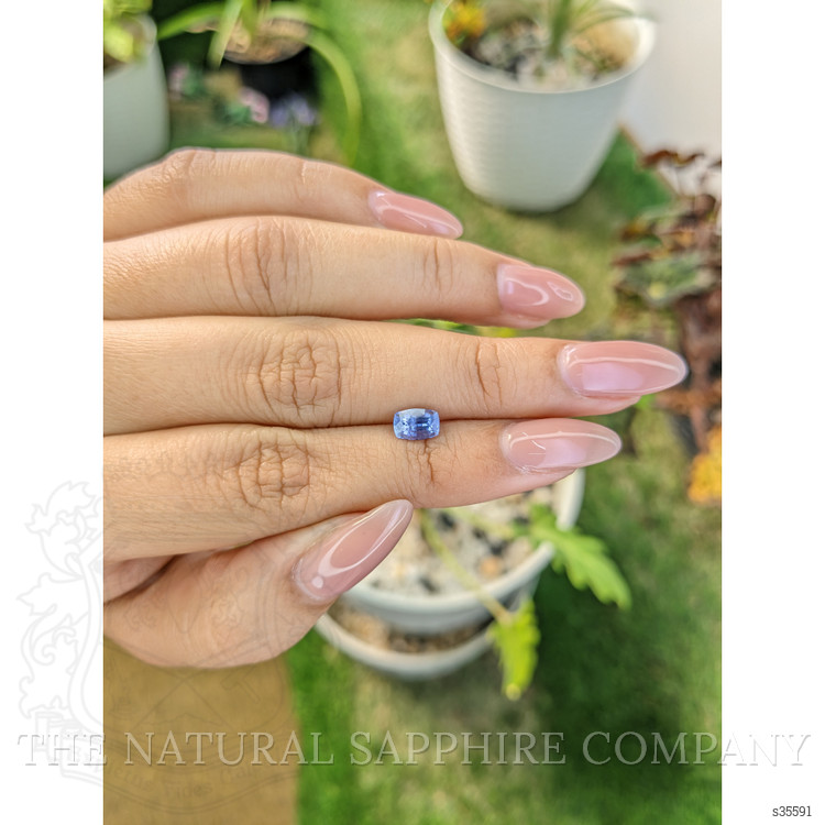 1.03 Ct. Blue Sapphire from Ceylon (Sri Lanka)