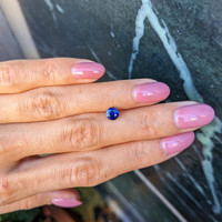 0.78 Ct. Blue Sapphire from Ceylon (Sri Lanka) Life Style