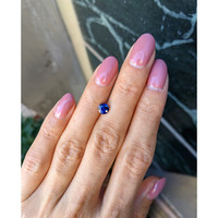0.78 Ct. Blue Sapphire from Ceylon (Sri Lanka) Life Style