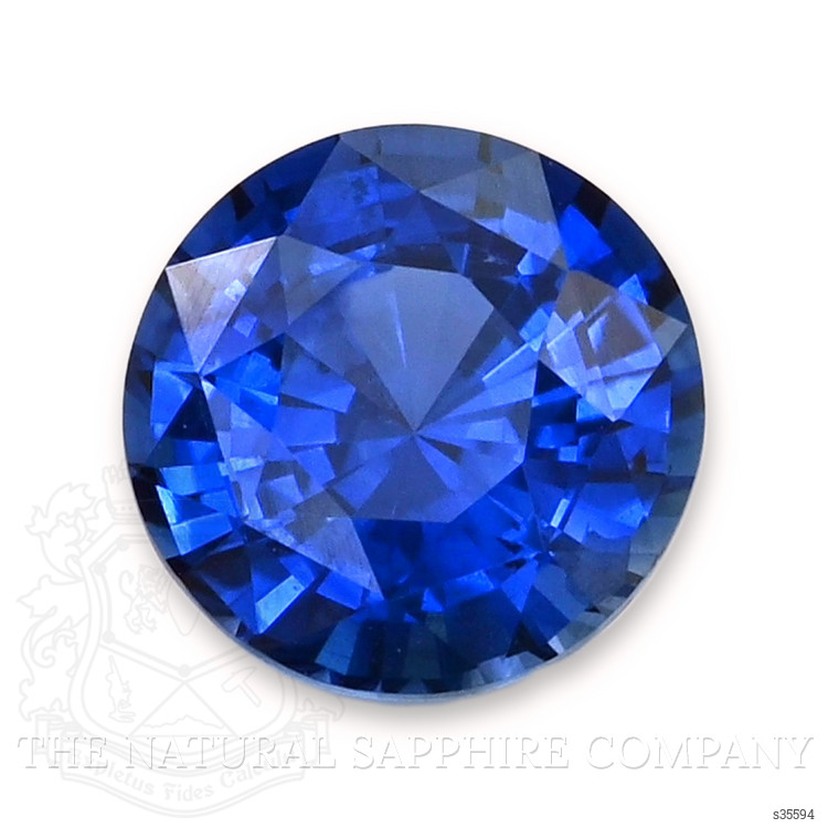 0.79 Ct. Blue Sapphire from Ceylon (Sri Lanka)