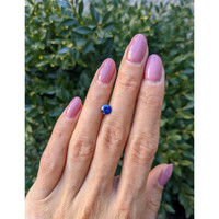 0.79 Ct. Blue Sapphire from Ceylon (Sri Lanka) Life Style