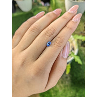 0.81 Ct. Blue Sapphire from Ceylon (Sri Lanka) Life Style