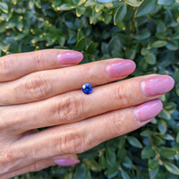 0.85 Ct. Blue Sapphire from Ceylon (Sri Lanka) Life Style