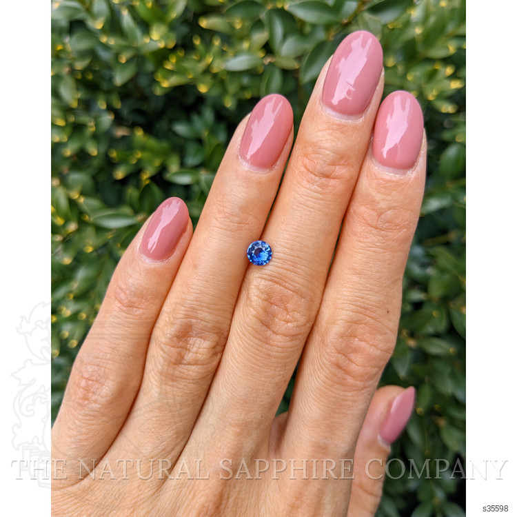 0.46 Ct. Blue Sapphire from Ceylon (Sri Lanka)