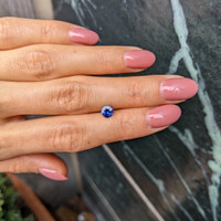 0.62 Ct. Blue Sapphire from Ceylon (Sri Lanka) Life Style