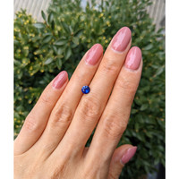 0.77 Ct. Blue Sapphire from Ceylon (Sri Lanka) Life Style