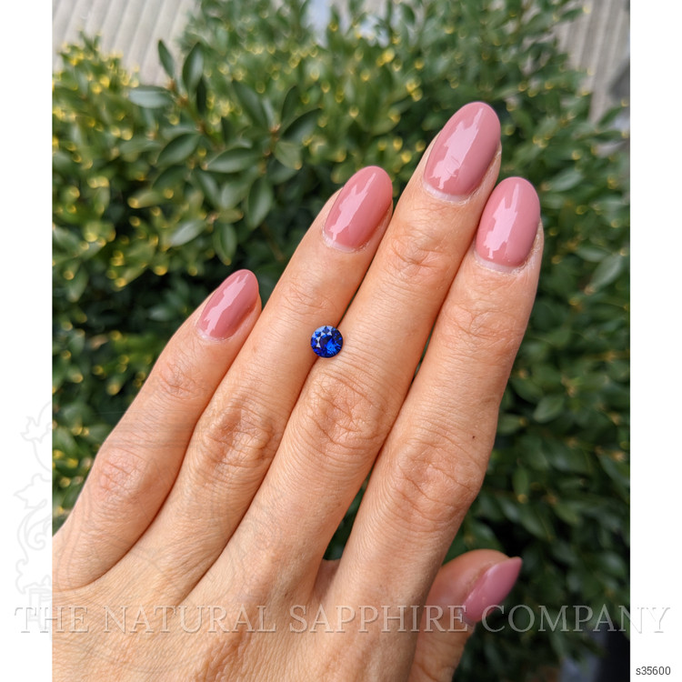0.77 Ct. Blue Sapphire from Ceylon (Sri Lanka)