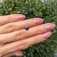 0.77 Ct. Blue Sapphire from Ceylon (Sri Lanka) Life Style