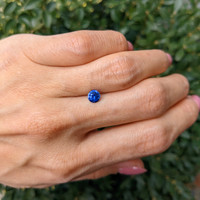 0.77 Ct. Blue Sapphire from Ceylon (Sri Lanka) Life Style