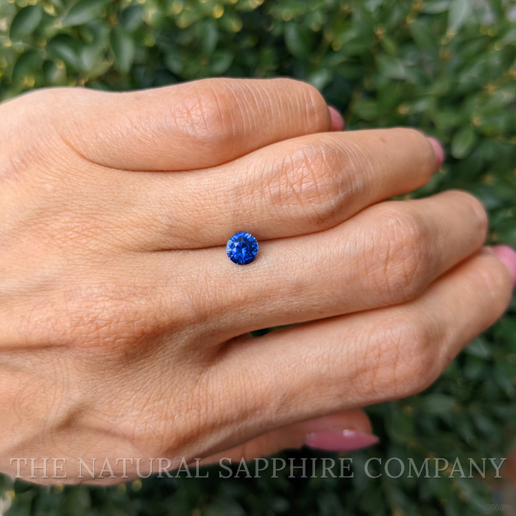 0.77 Ct. Blue Sapphire from Ceylon (Sri Lanka)