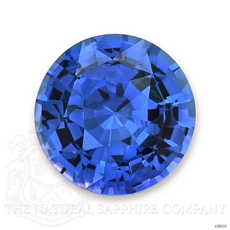 0.83 Ct. Blue Sapphire from Ceylon (Sri Lanka)