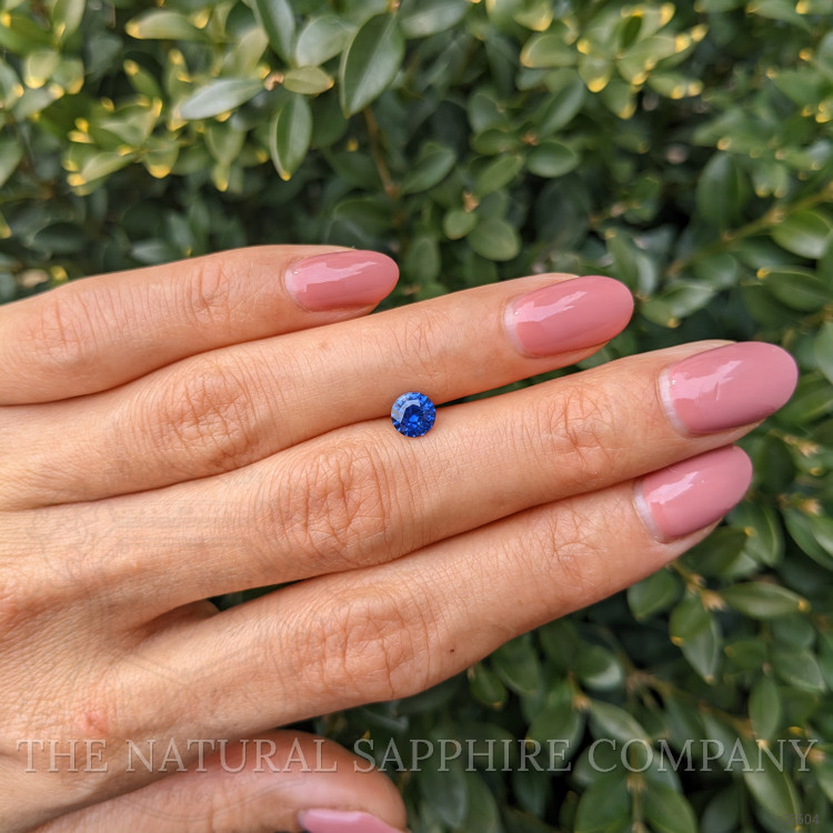 0.83 Ct. Blue Sapphire from Ceylon (Sri Lanka)