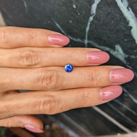 0.74 Ct. Blue Sapphire from Ceylon (Sri Lanka) Life Style