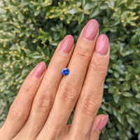 0.74 Ct. Blue Sapphire from Ceylon (Sri Lanka) Life Style