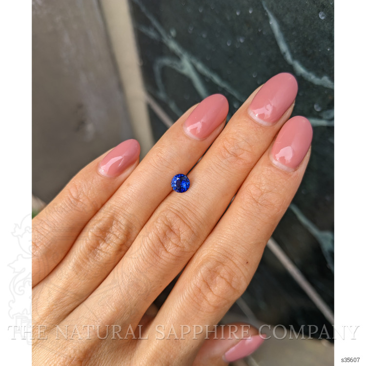 0.78 Ct. Blue Sapphire from Ceylon (Sri Lanka)
