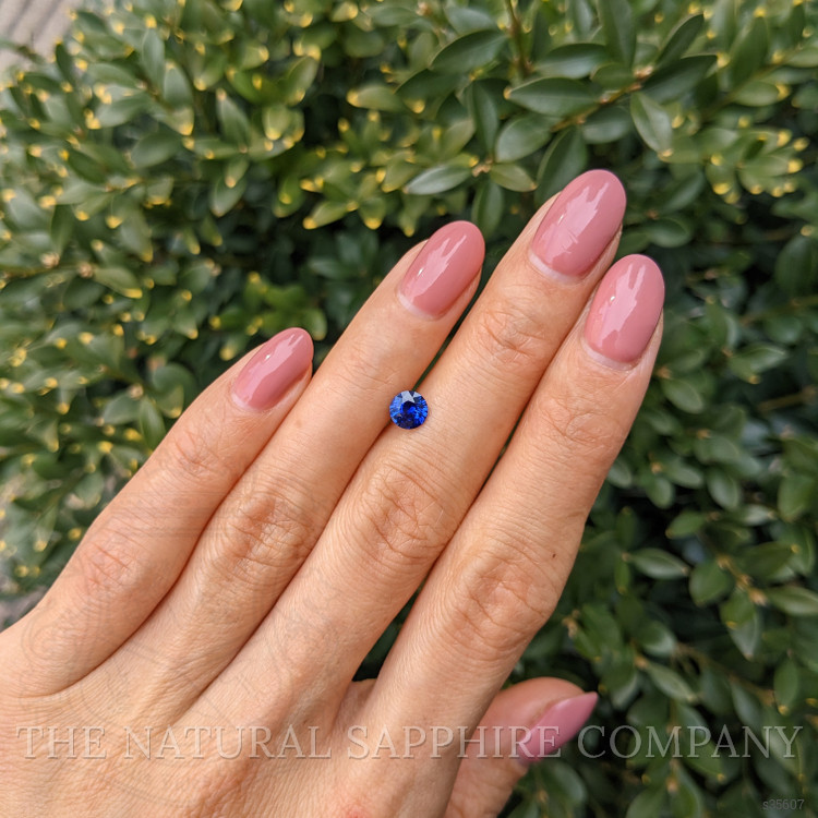 0.78 Ct. Blue Sapphire from Ceylon (Sri Lanka)