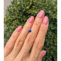 0.65 Ct. Blue Sapphire from Ceylon (Sri Lanka) Life Style