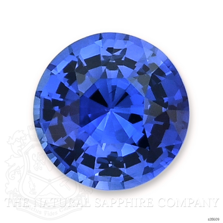 0.71 Ct. Blue Sapphire from Ceylon (Sri Lanka)