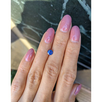0.71 Ct. Blue Sapphire from Ceylon (Sri Lanka) Life Style