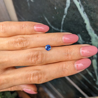 0.78 Ct. Blue Sapphire from Ceylon (Sri Lanka) Life Style