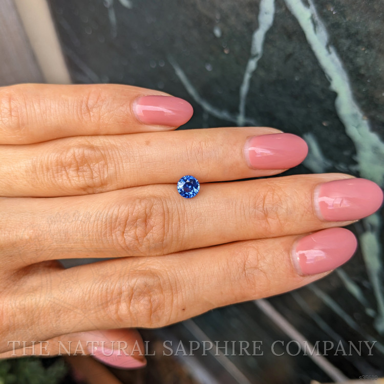 0.78 Ct. Blue Sapphire from Ceylon (Sri Lanka)