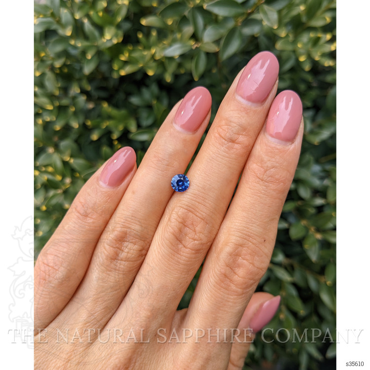 0.78 Ct. Blue Sapphire from Ceylon (Sri Lanka)