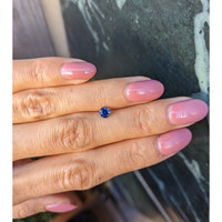 0.46 Ct. Blue Sapphire from Ceylon (Sri Lanka) Life Style