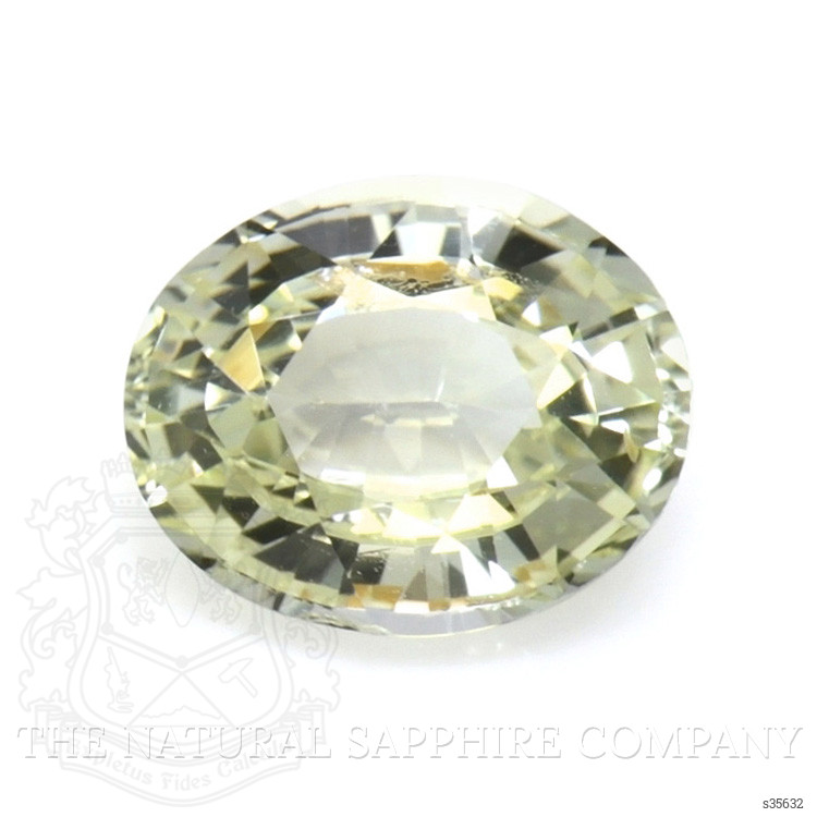 1.07 Ct. Yellowish Green Sapphire from Ceylon (Sri Lanka)