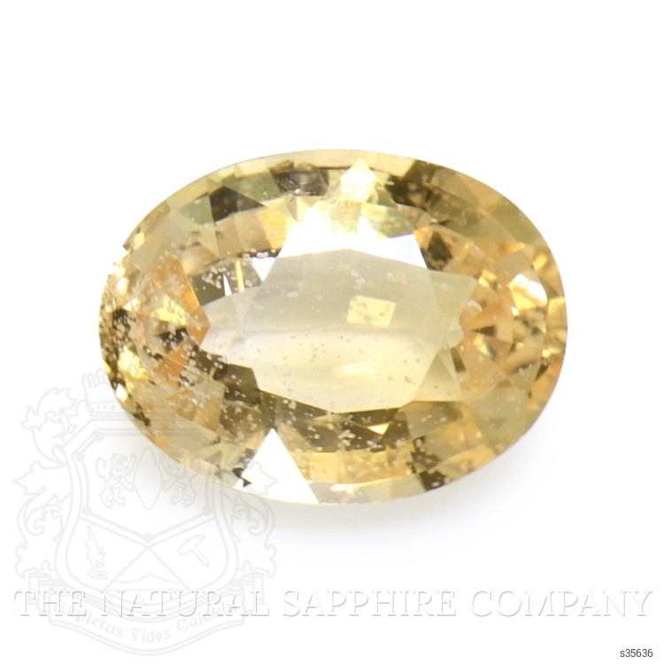 0.94 Ct. Orangish Yellow Sapphire from Ceylon (Sri Lanka)