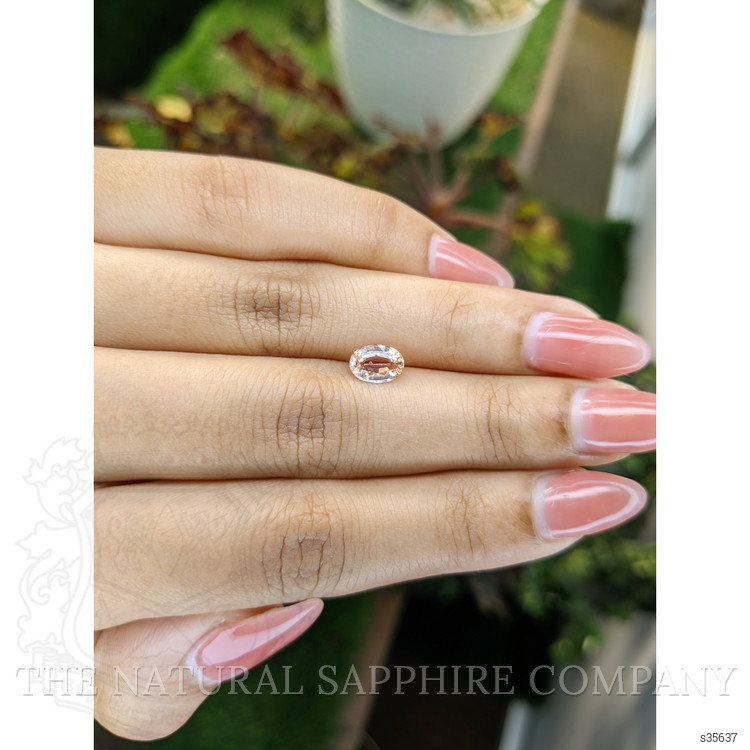 0.99 Ct. Padparadscha Sapphire from Ceylon (Sri Lanka)
