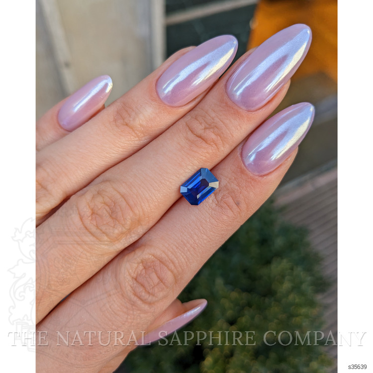 2.10 Ct. Purplish Blue Sapphire from Ceylon (Sri Lanka)