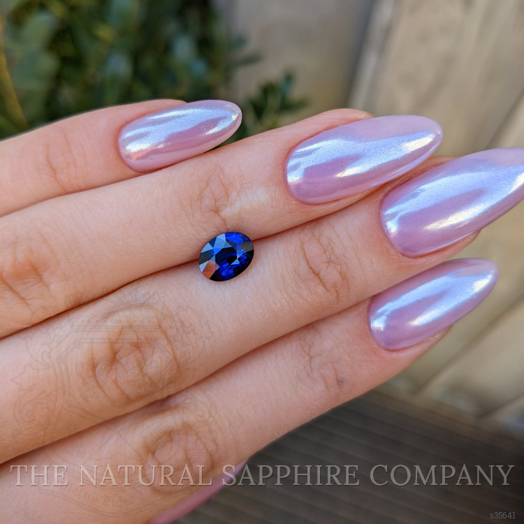 2.09 Ct. Blue Sapphire from Ceylon (Sri Lanka)