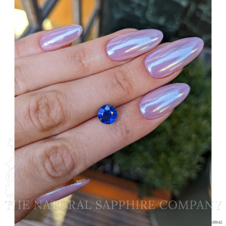 2.10 Ct. Blue Sapphire from Ceylon (Sri Lanka)