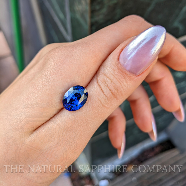 6.99 Ct. Blue Sapphire from Ceylon (Sri Lanka)