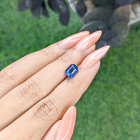 2.06 Ct. Blue Sapphire from Ceylon (Sri Lanka) Life Style