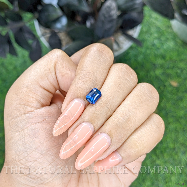 2.06 Ct. Blue Sapphire from Ceylon (Sri Lanka)