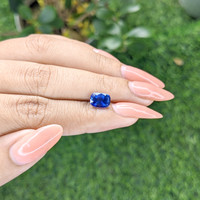 2.07 Ct. Blue Sapphire from Ceylon (Sri Lanka) Life Style