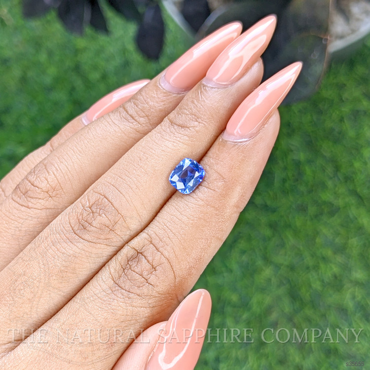 1.55 Ct. Blue Sapphire from Ceylon (Sri Lanka)