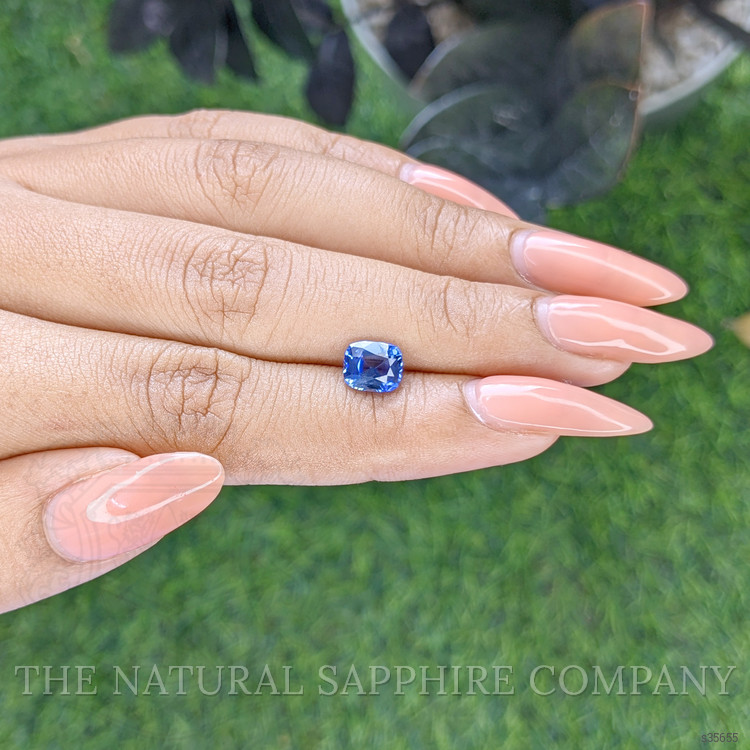 1.55 Ct. Blue Sapphire from Ceylon (Sri Lanka)