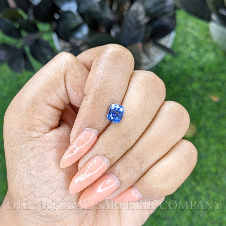 1.55 Ct. Blue Sapphire from Ceylon (Sri Lanka)