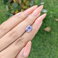 2.70 Ct. Bluish Purple Sapphire from Ceylon (Sri Lanka) Life Style