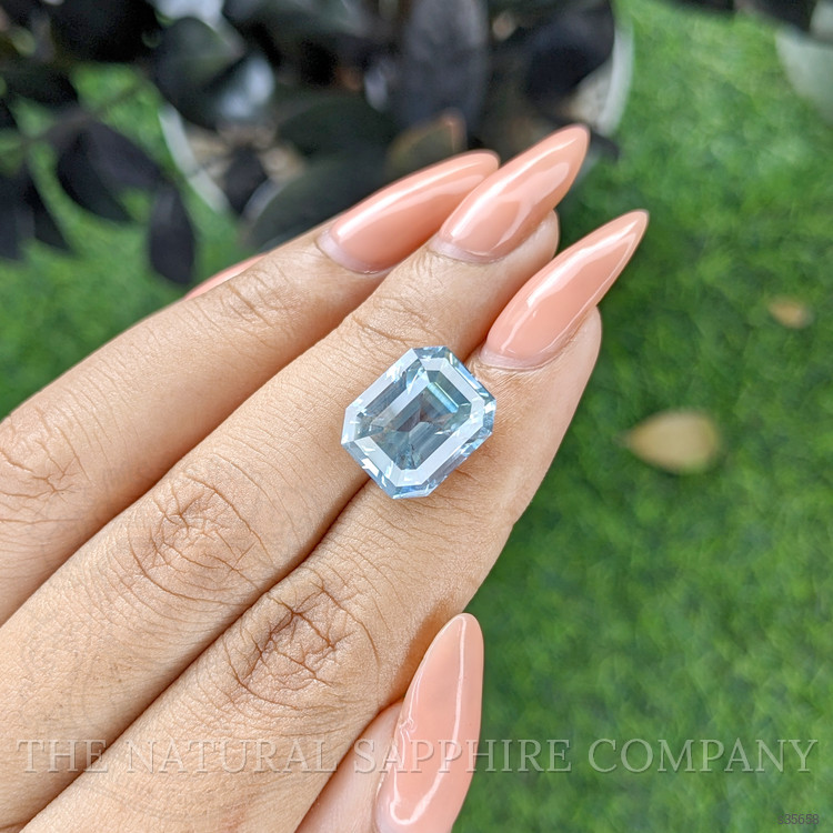 11.02 Ct. Greenish Blue Sapphire from Madagascar