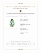 1.68 Ct. Bluish Green Sapphire from Madagascar Scan Report