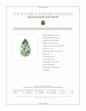 1.68 Ct. Bluish Green Sapphire from Madagascar Scan Report