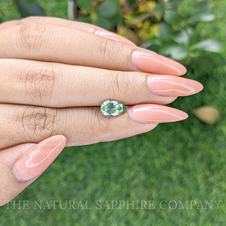 1.68 Ct. Bluish Green Sapphire from Madagascar