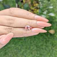 2.26 Ct. Padparadscha Sapphire from Madagascar Life Style