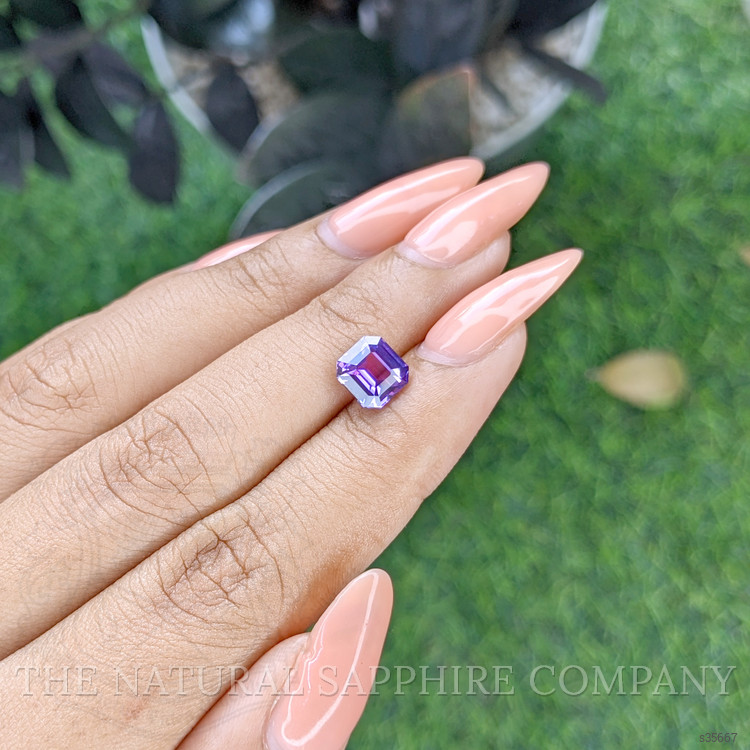 2.01 Ct. Purple Sapphire from Madagascar