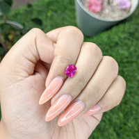 1.52 Ct. Purplish Pink Sapphire from Madagascar Life Style